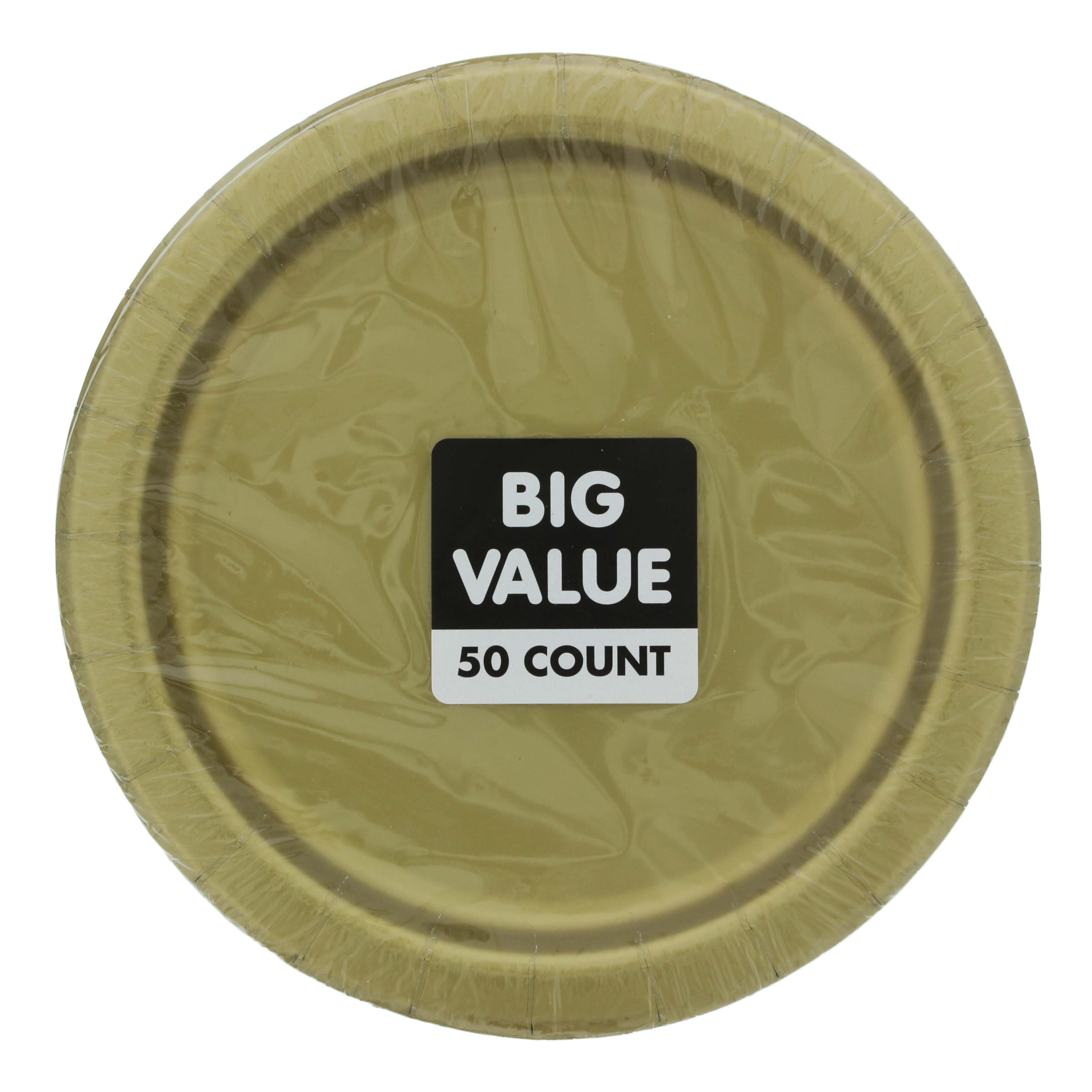 Unique Gold Plate Value Pack, 7 inch Shop Plates & Bowls at HEB