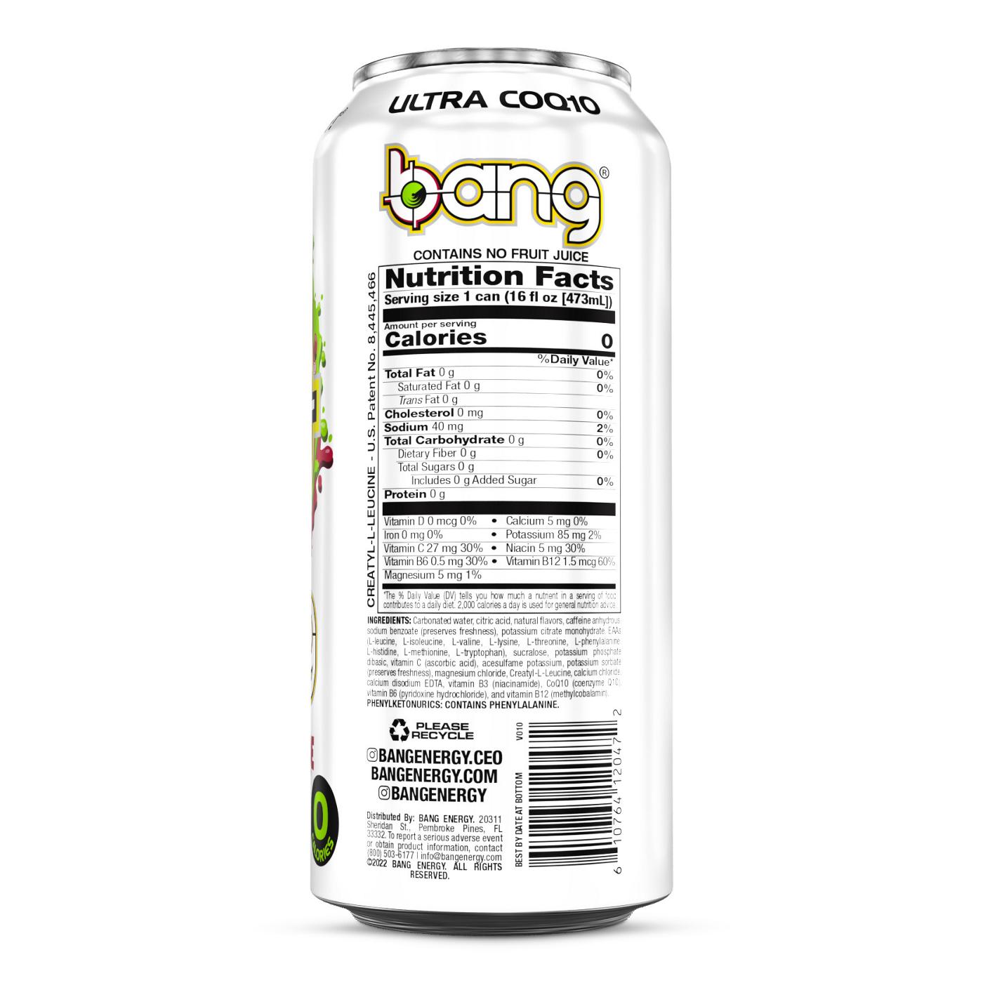 Bang Energy Drink - Cherry Blade Lemonade; image 3 of 3