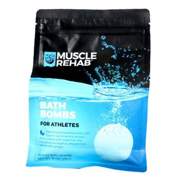 Enfusia Muscle Rehab Bath Bombs - Herbal Scent, 16 oz