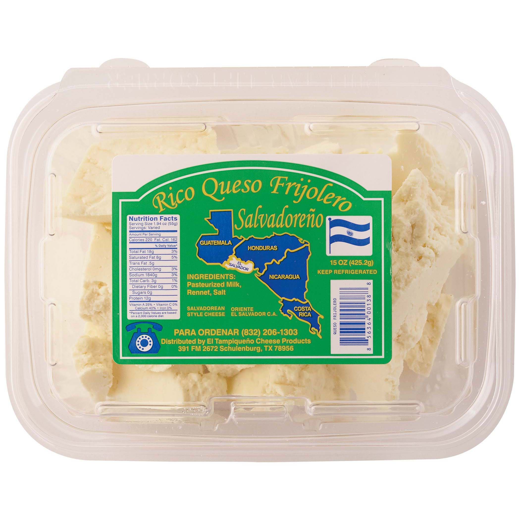 El Tampiqueno Salvadoreño Rico Queso Frijolero Cheese, 15 oz | Joe V's ...