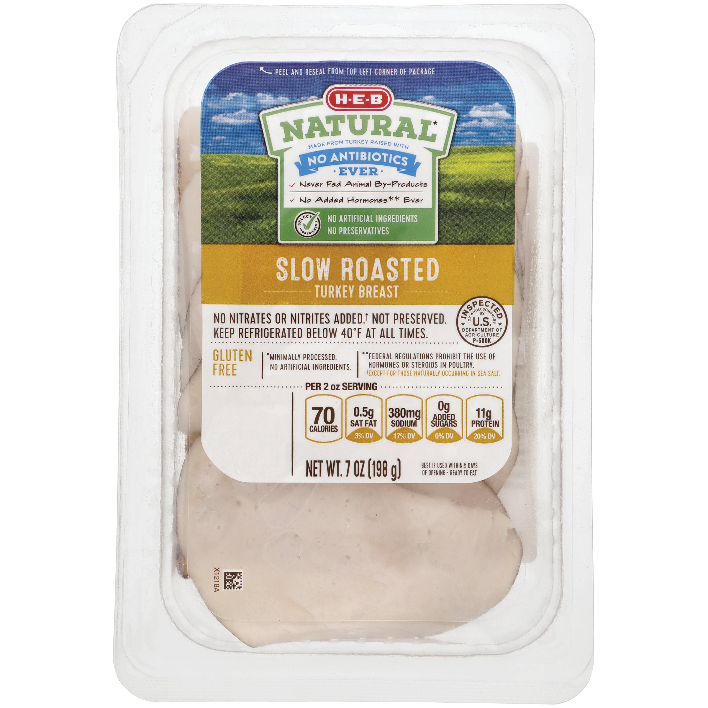 HEB Natural Oven Roasted Turkey Breast Shop Meat at HEB