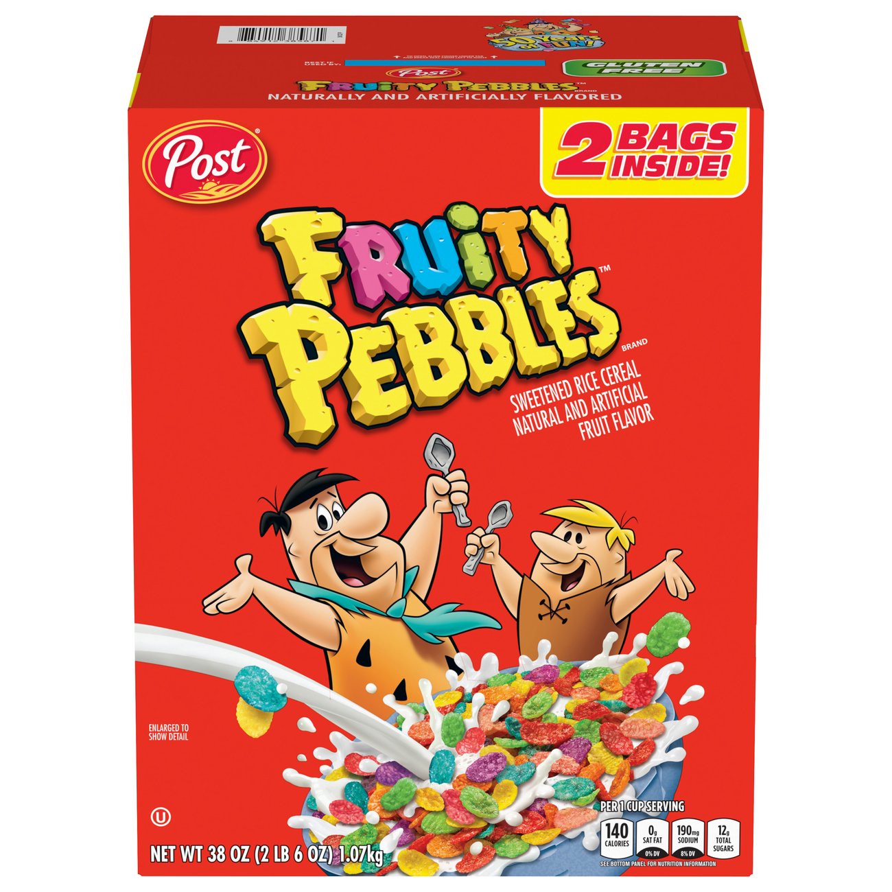 Post Fruity Pebbles Cereal Value Pack Shop Cereal at HEB