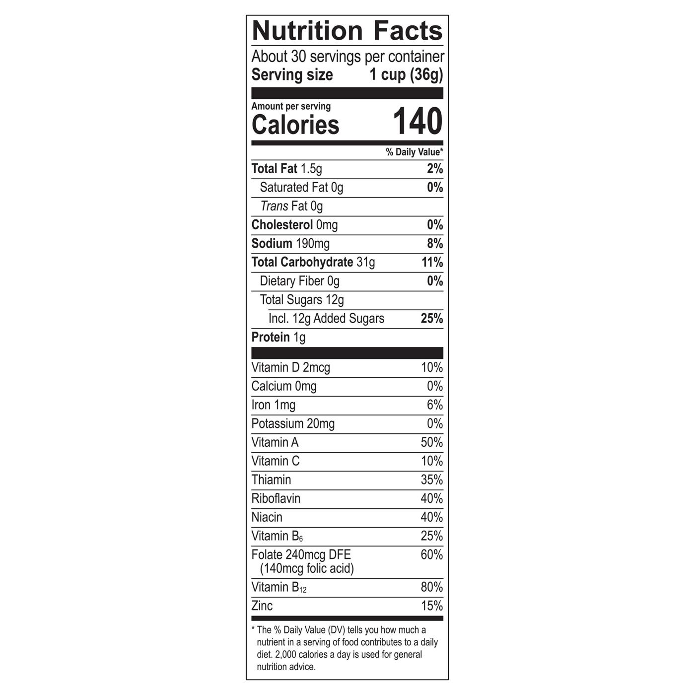 Post Fruity Pebbles Cereal - Value Pack; image 2 of 3