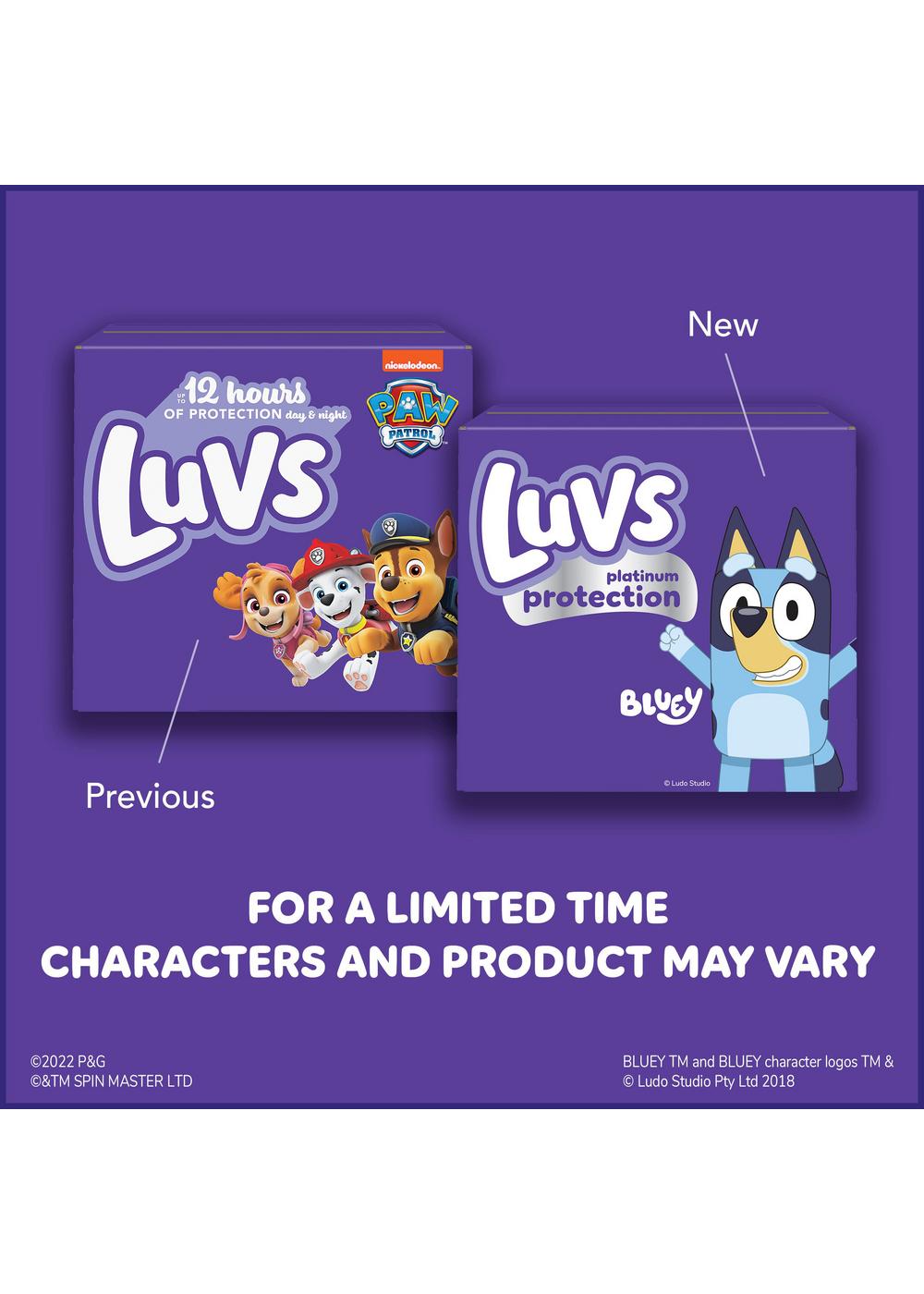 Luvs Platinum Protection Baby Diapers Size 5 Shop Diapers at HEB