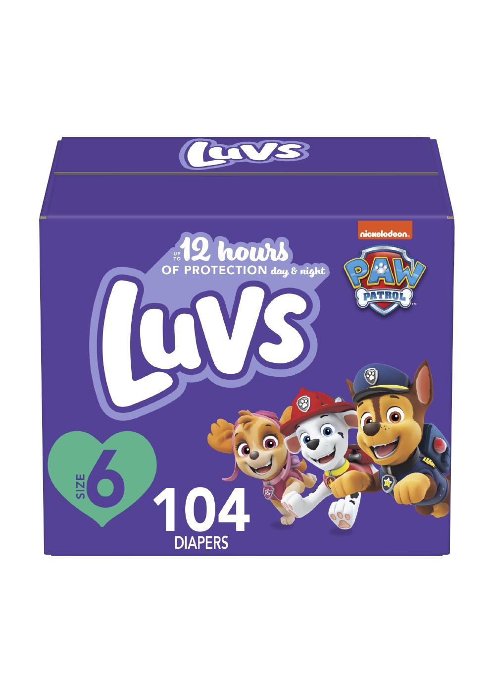Luvs Paw Patrol Baby Diapers - Size 6; image 1 of 9