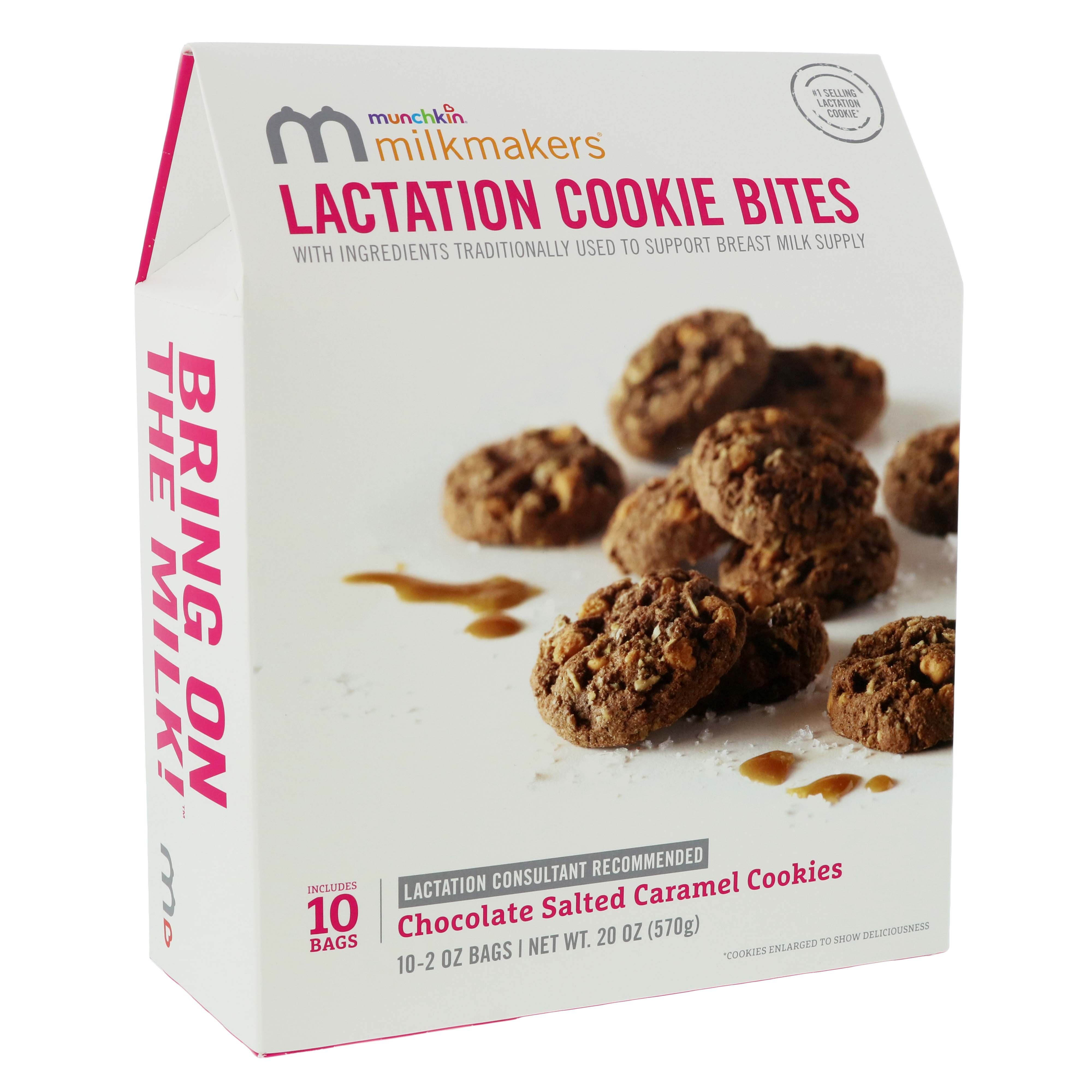 Munchkin Milkmakers Lactation Cookie Bites Chocolate Salted Caramel
