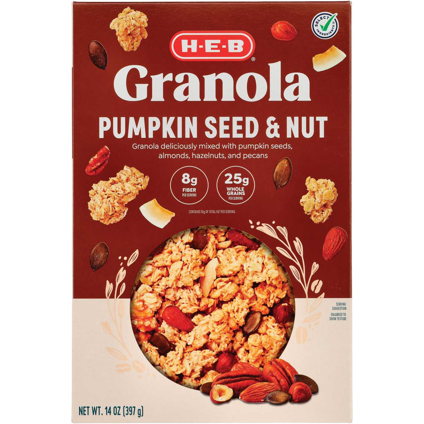 H-E-B Granola - Pumpkin Seed & Nut; image 1 of 2