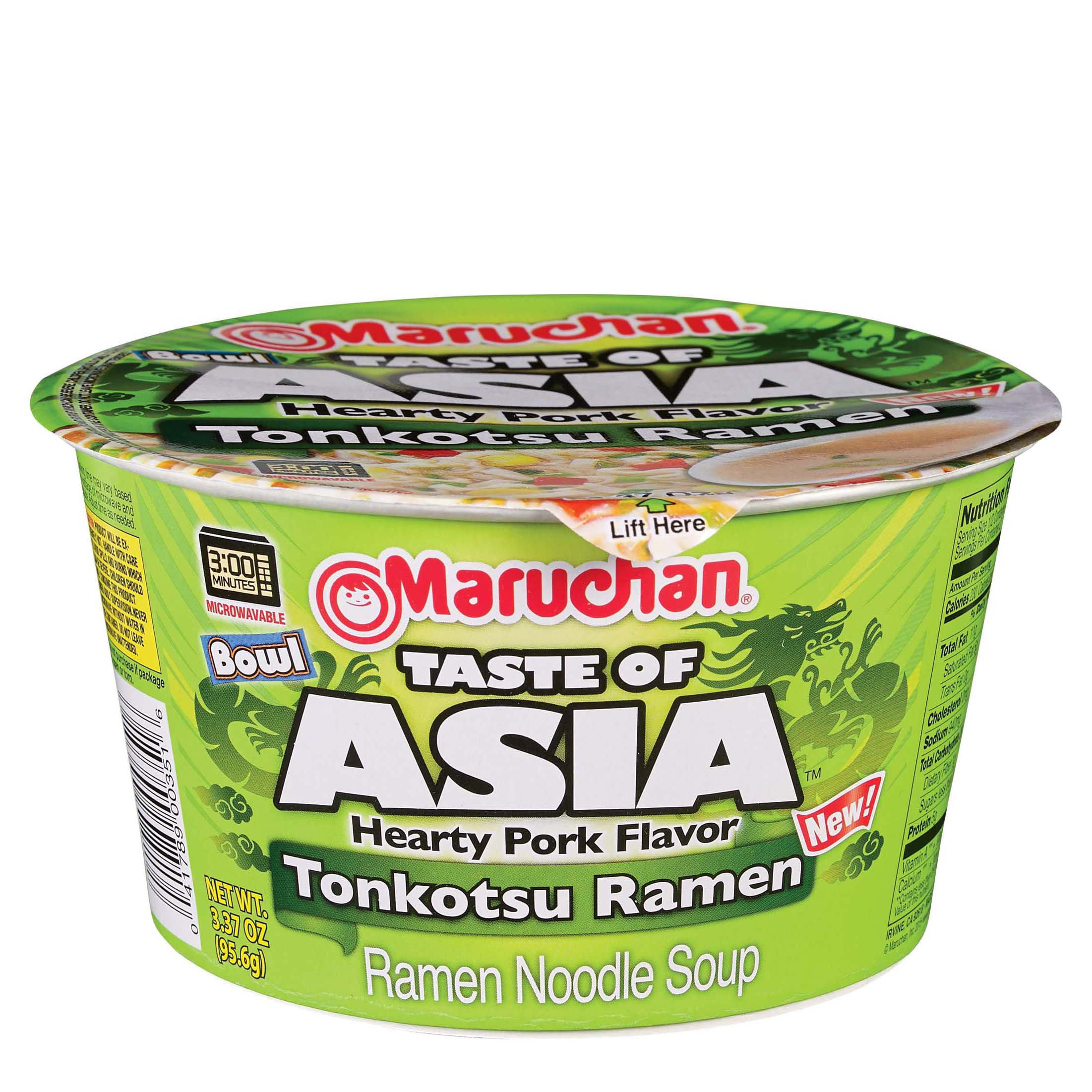 Maruchan Taste Of Asia Hearty Pork Flavor Tonkotsu Ramen Bowl - Shop Soups  & Chili at H-E-B