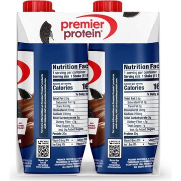 Premier Protein 30g Protein Shakes 4 pk Bottles - Cookies & Cream