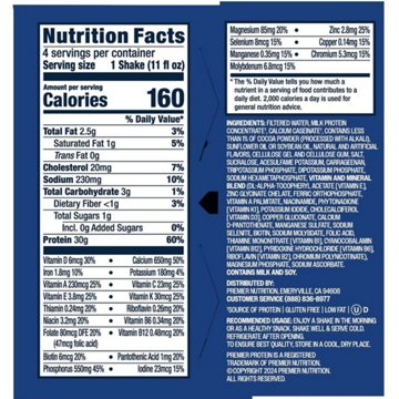 Premier Protein 30g Protein Shakes 4 pk Bottles - Cookies & Cream