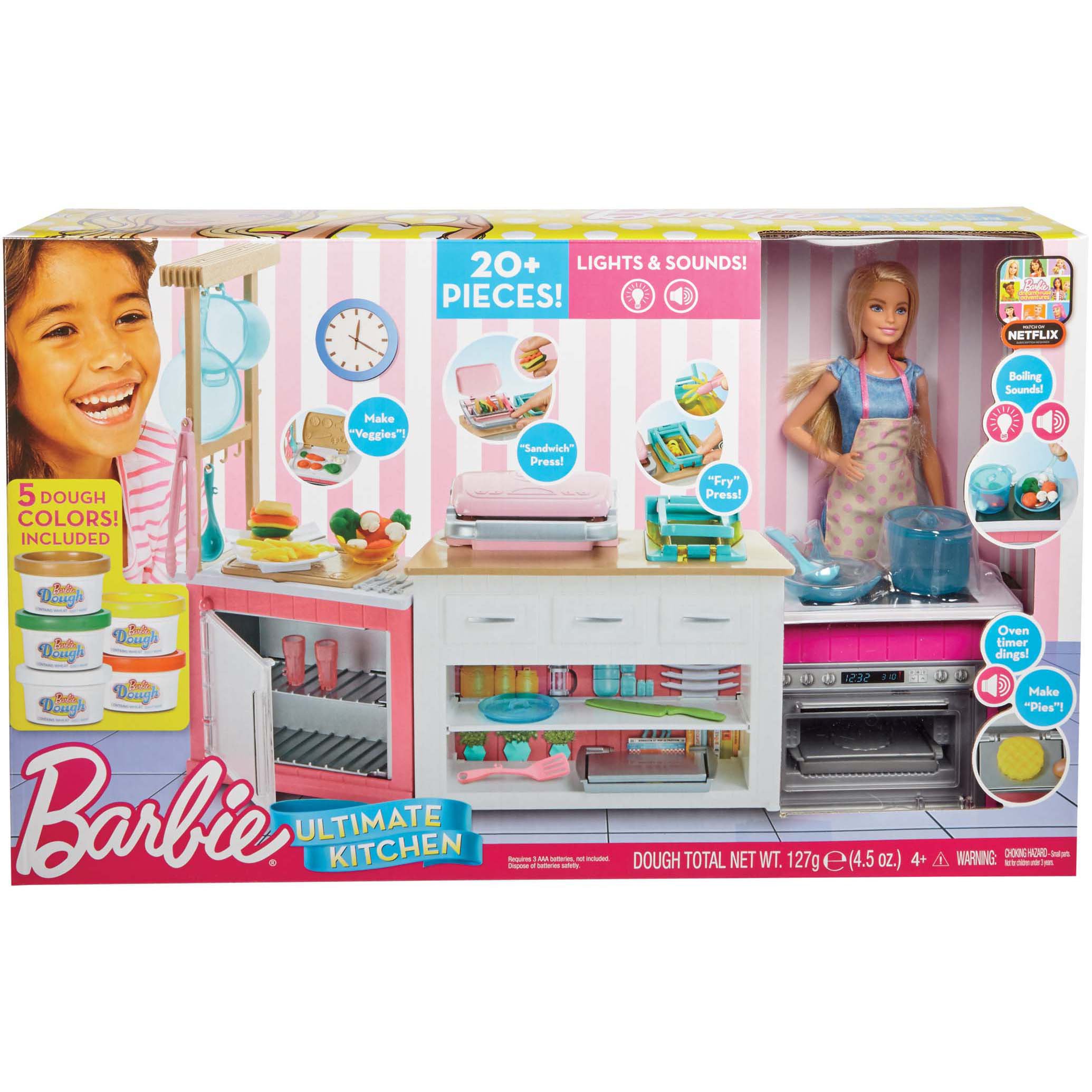 play doh barbie pastry chef