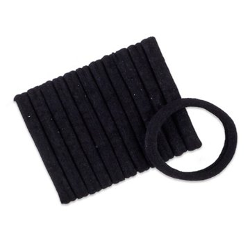 Scunci No Damage Hair Ponytailers - Black