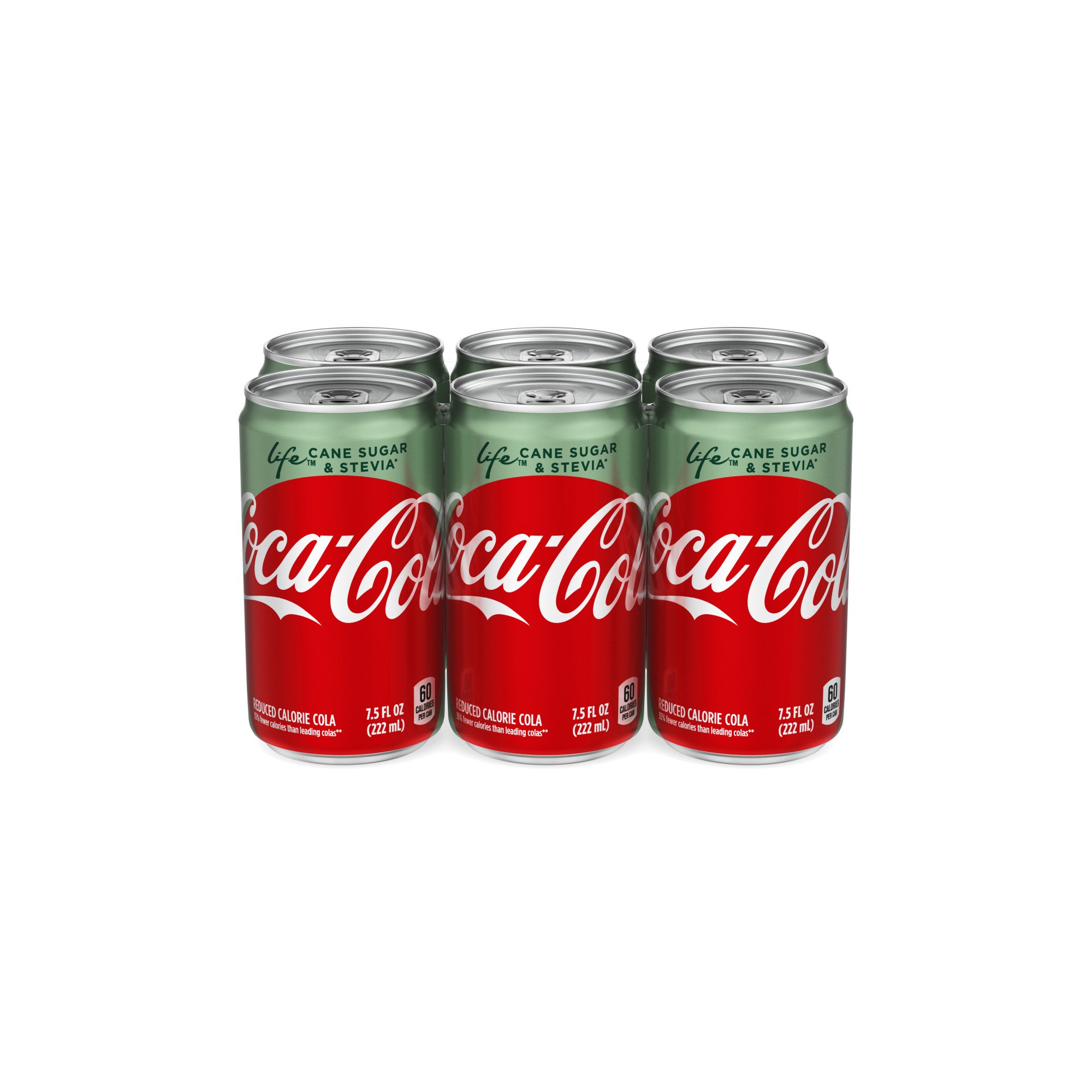 Coca-Cola Life 7.5 oz Cans - Shop Soda at H-E-B