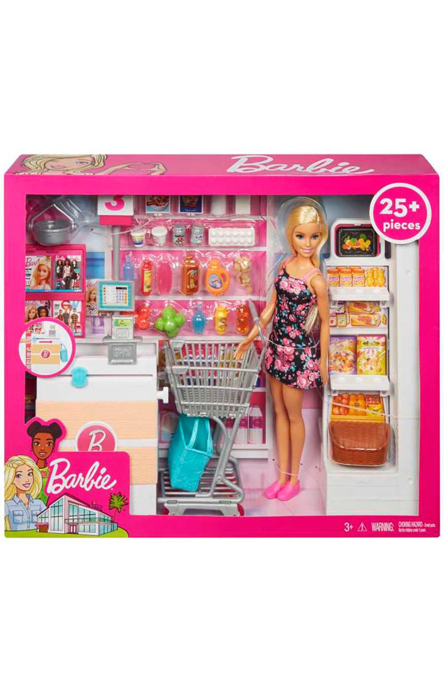 Barbie Supermarket Playset with Doll