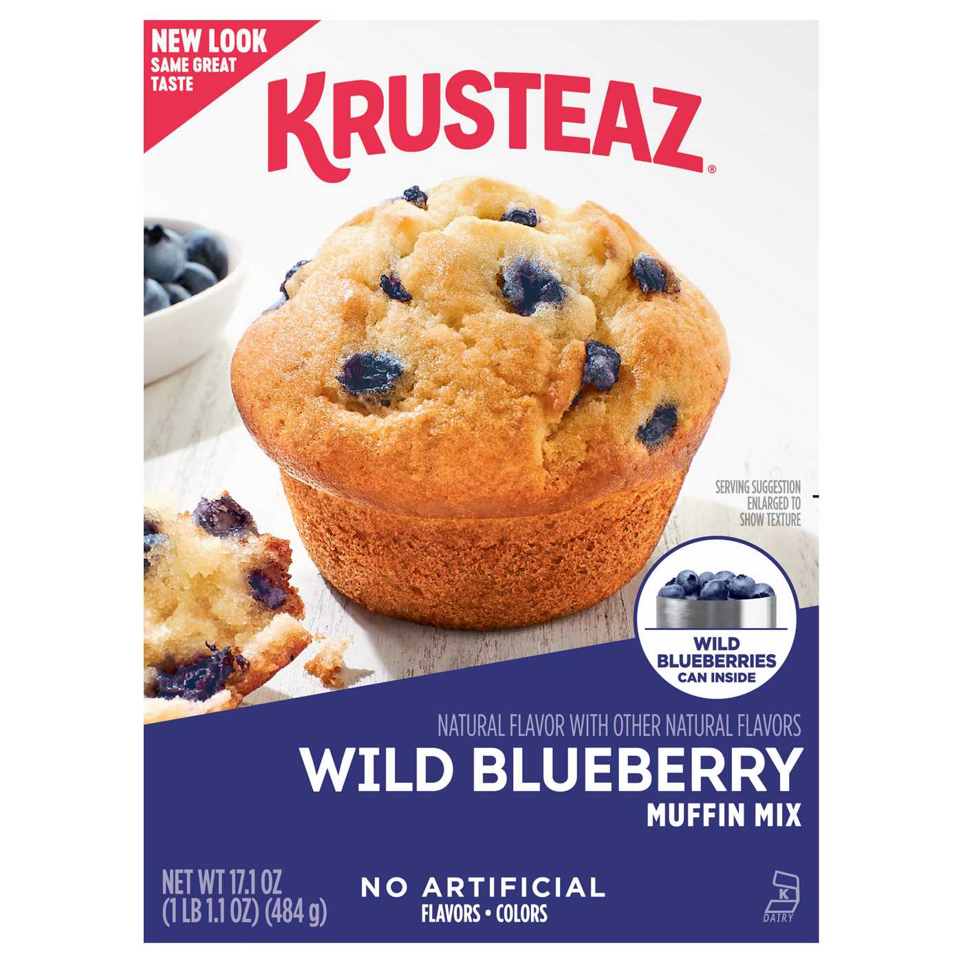 Krusteaz Wild Blueberry Muffin Mix; image 1 of 7