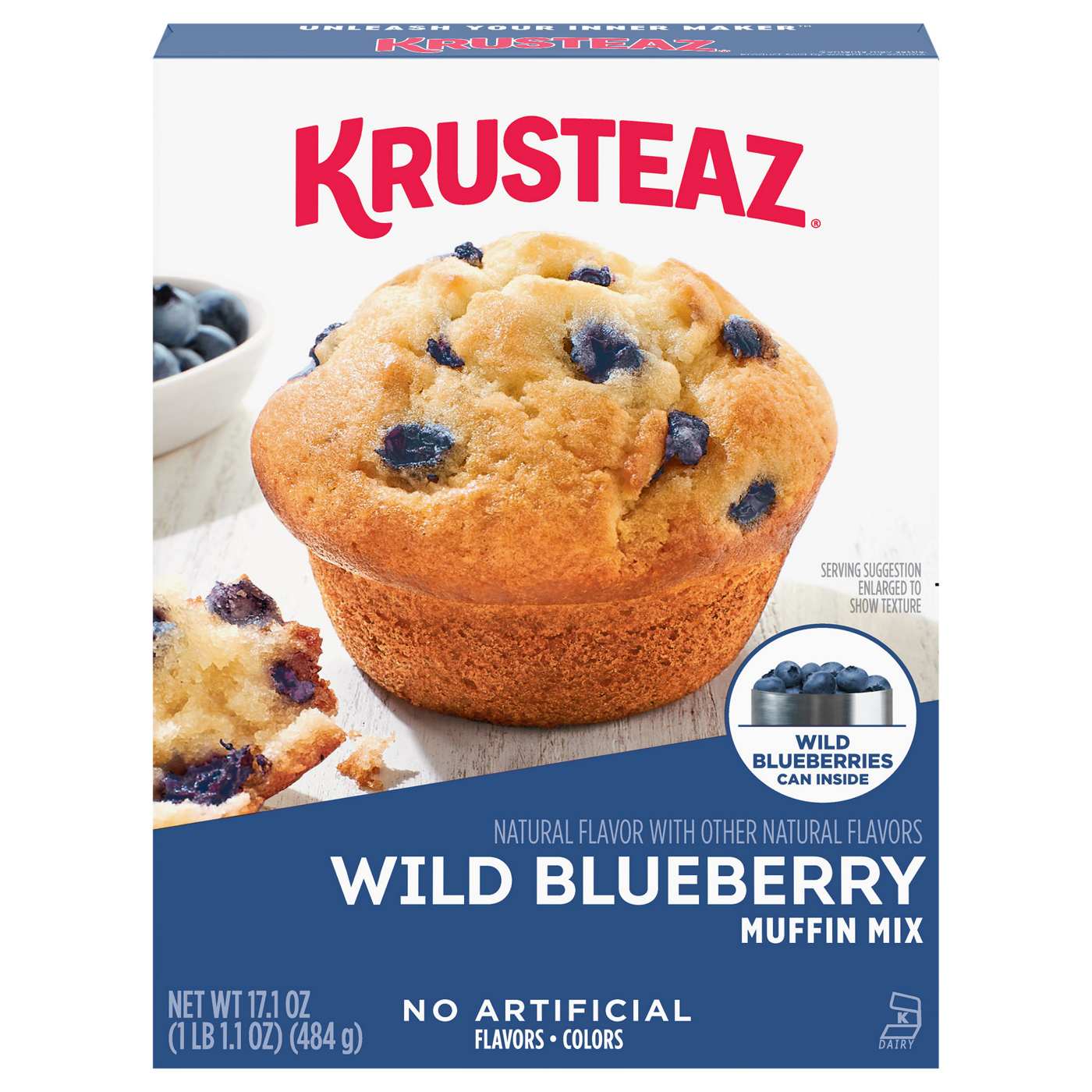 Krusteaz Wild Blueberry Muffin Mix; image 1 of 7
