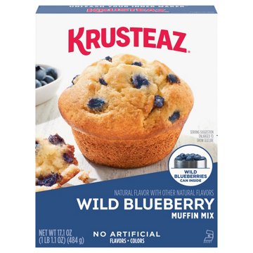 Krusteaz Wild Blueberry Muffin Mix, 17.1 oz