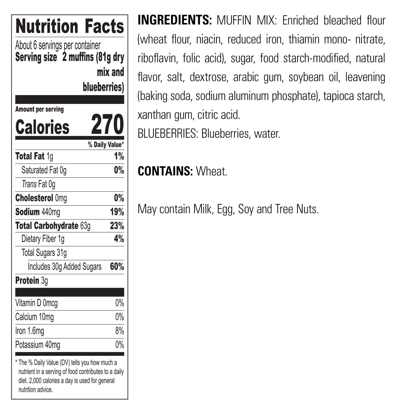 Krusteaz Wild Blueberry Muffin Mix; image 3 of 7