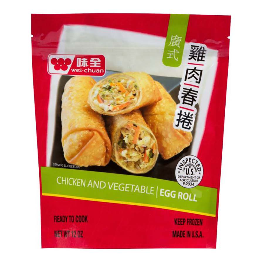 Wei Chuan Chicken & Vegetable Egg Roll Shop Appetizers at HEB