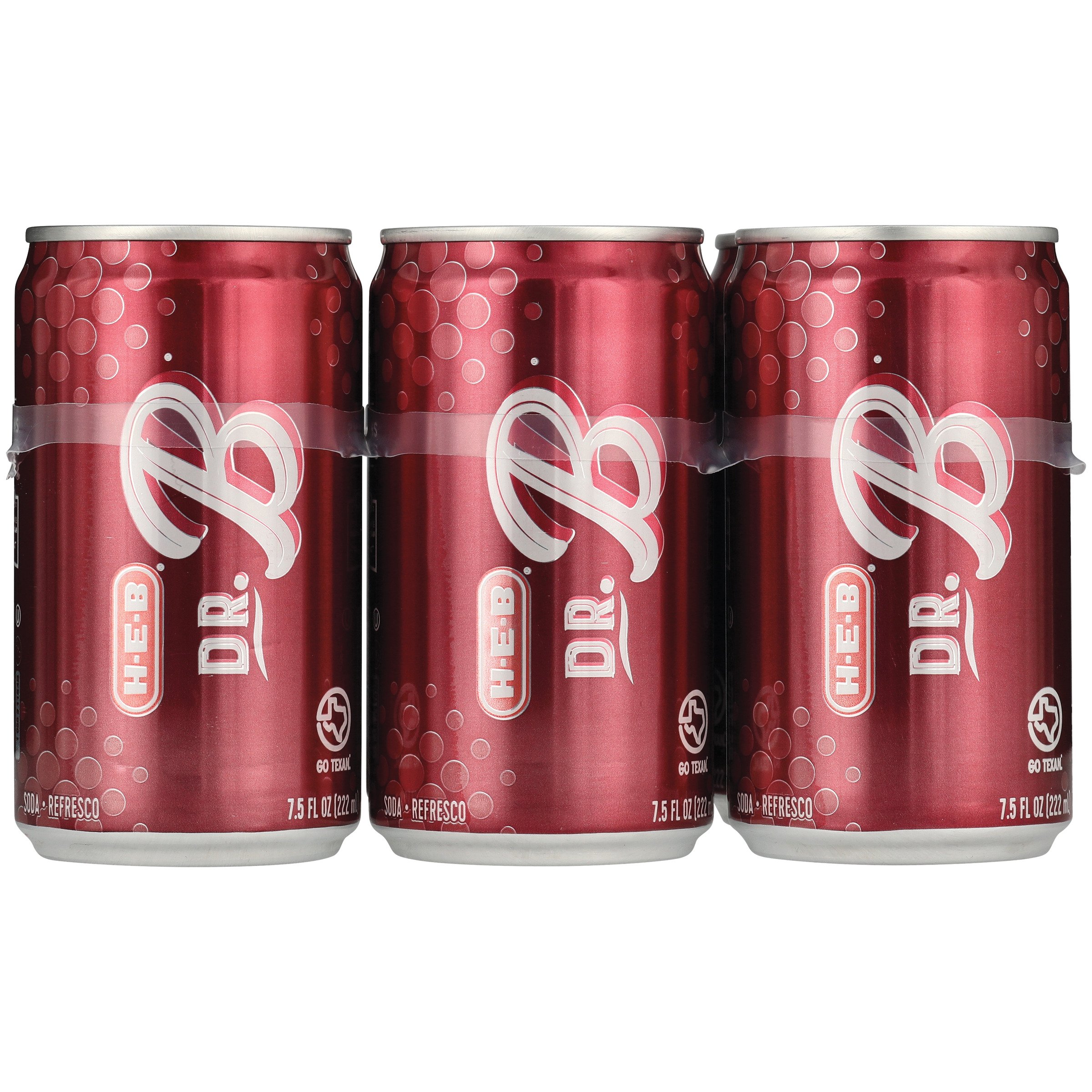 HEB Dr. B Soda 7.5 oz Cans Shop Soda at HEB
