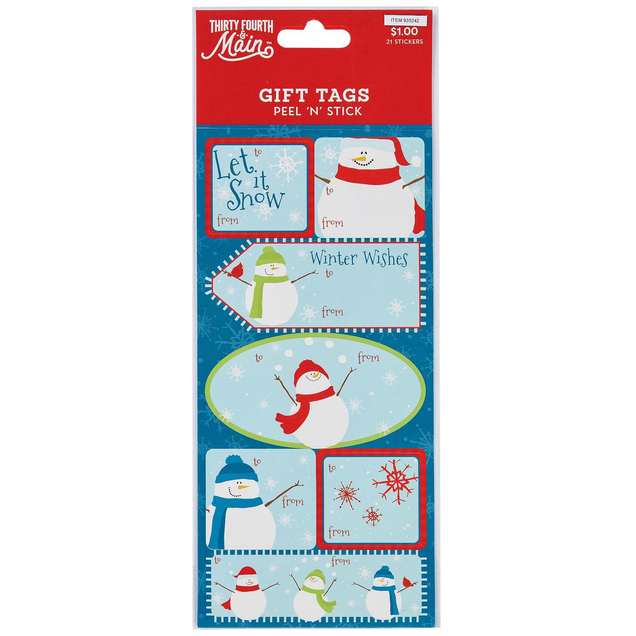 Thirty Fourth & Main Blue Gift Tags - Shop Gift wrap at H-E-B