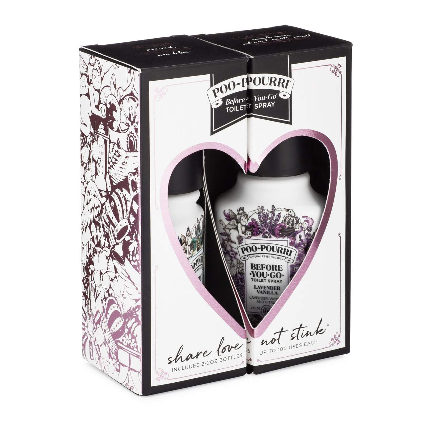 Poo~Pourri Share Love Not Stink Vanilla Mint and Lavender Vanilla Gift Set 2 pk; image 2 of 4