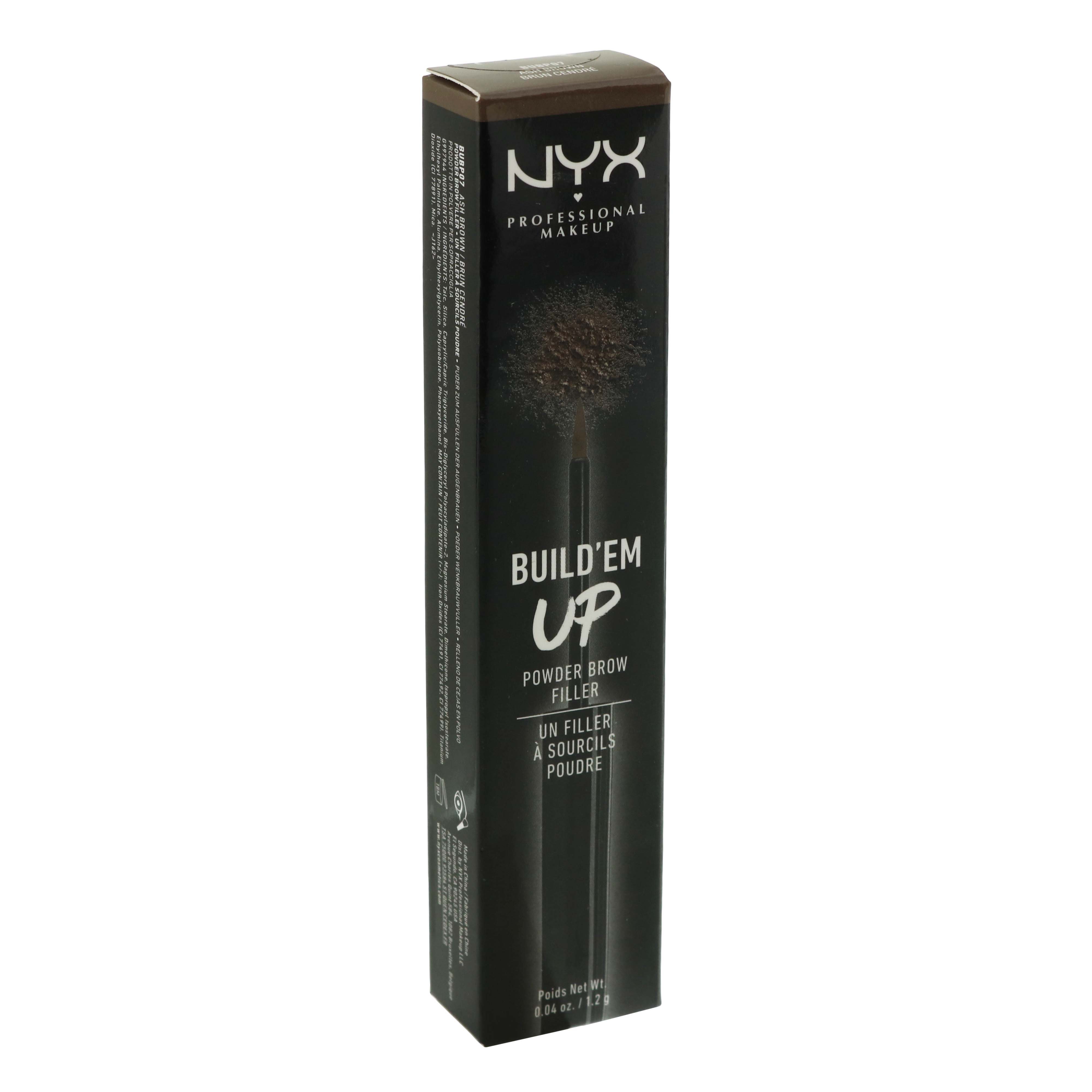 NYX Build 'Em Up Brow Powder-Ash Brown - Shop Brow Pencils & Powder At ...