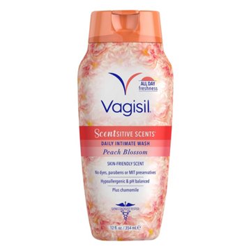 Vagisil Wash Peach Blossom, 12 oz