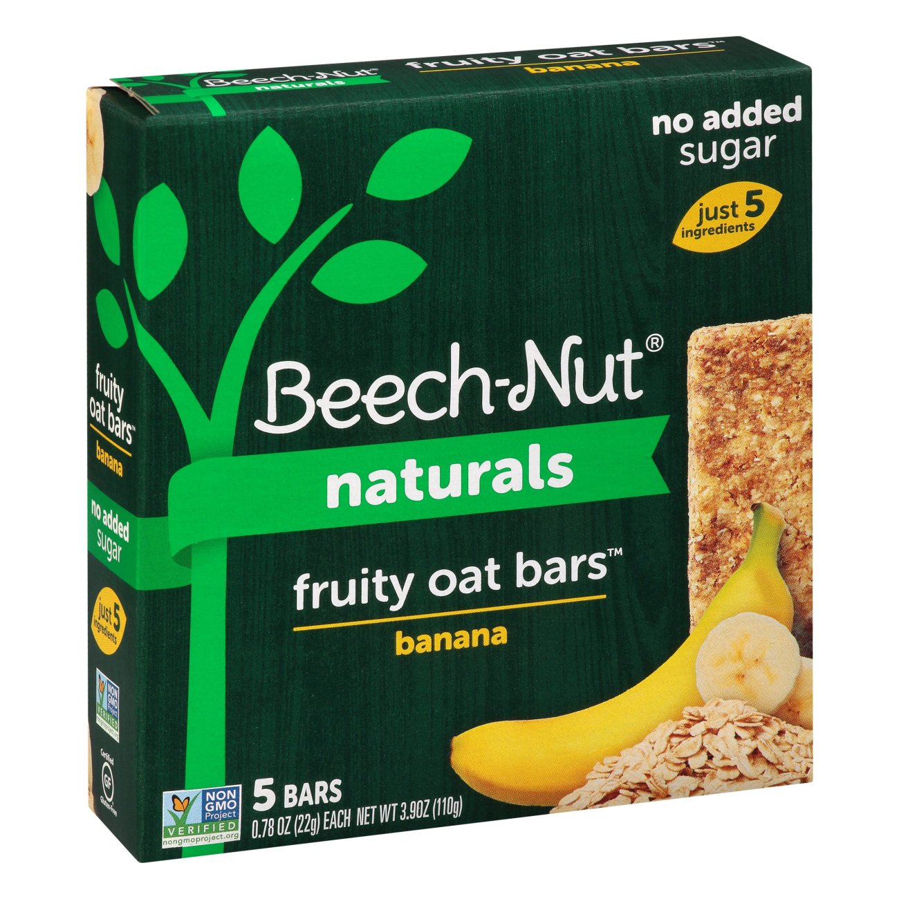 BeechNut Naturals Fruity Oat Bars Stage 4 Banana Toddler Snack Box