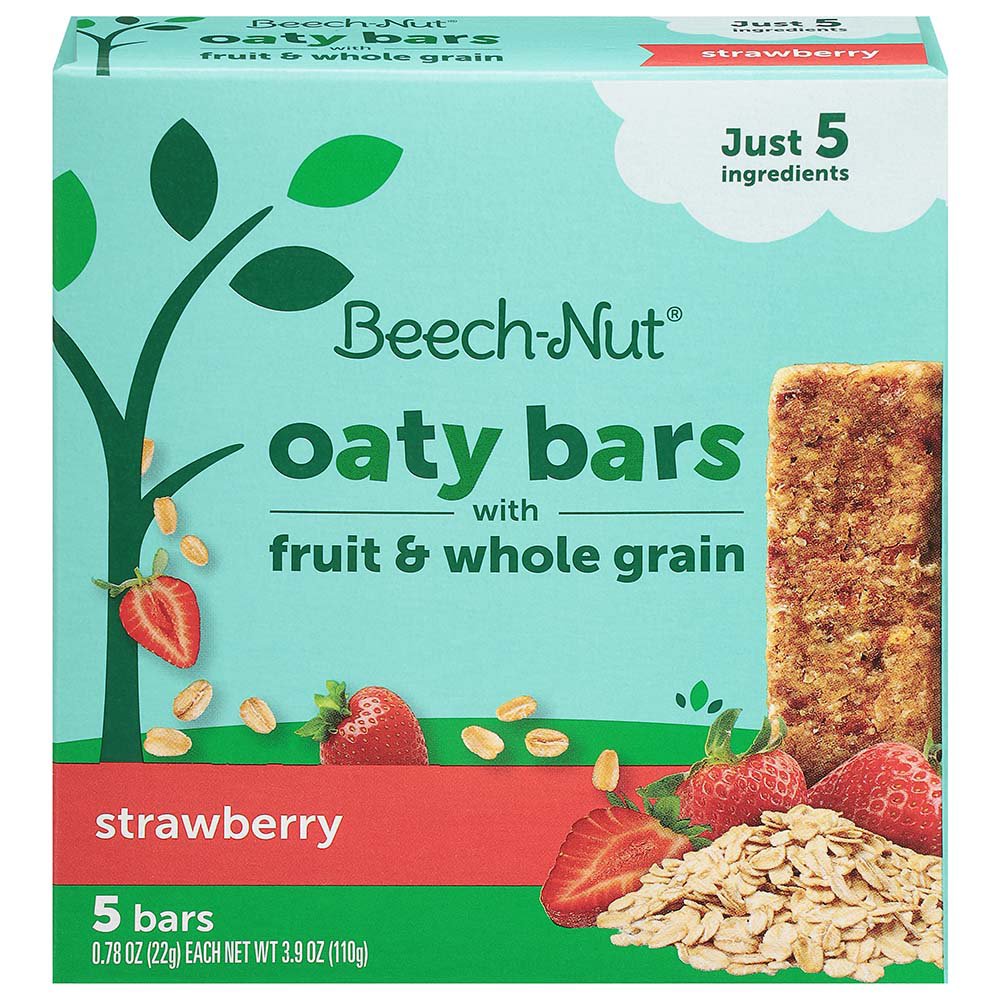 BeechNut Oaty Bars Strawberry Shop Toddler Food at HEB