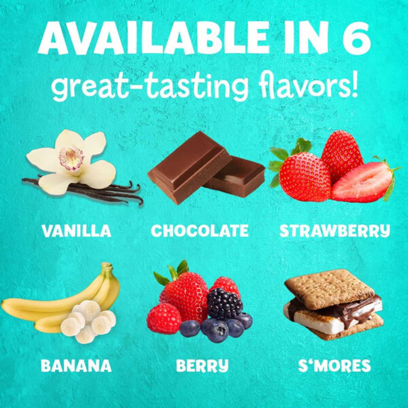 PediaSure Grow & Gain with Immune Support 7g Protein Shake for Kids - S'mores, 8 oz Bottles; image 9 of 9