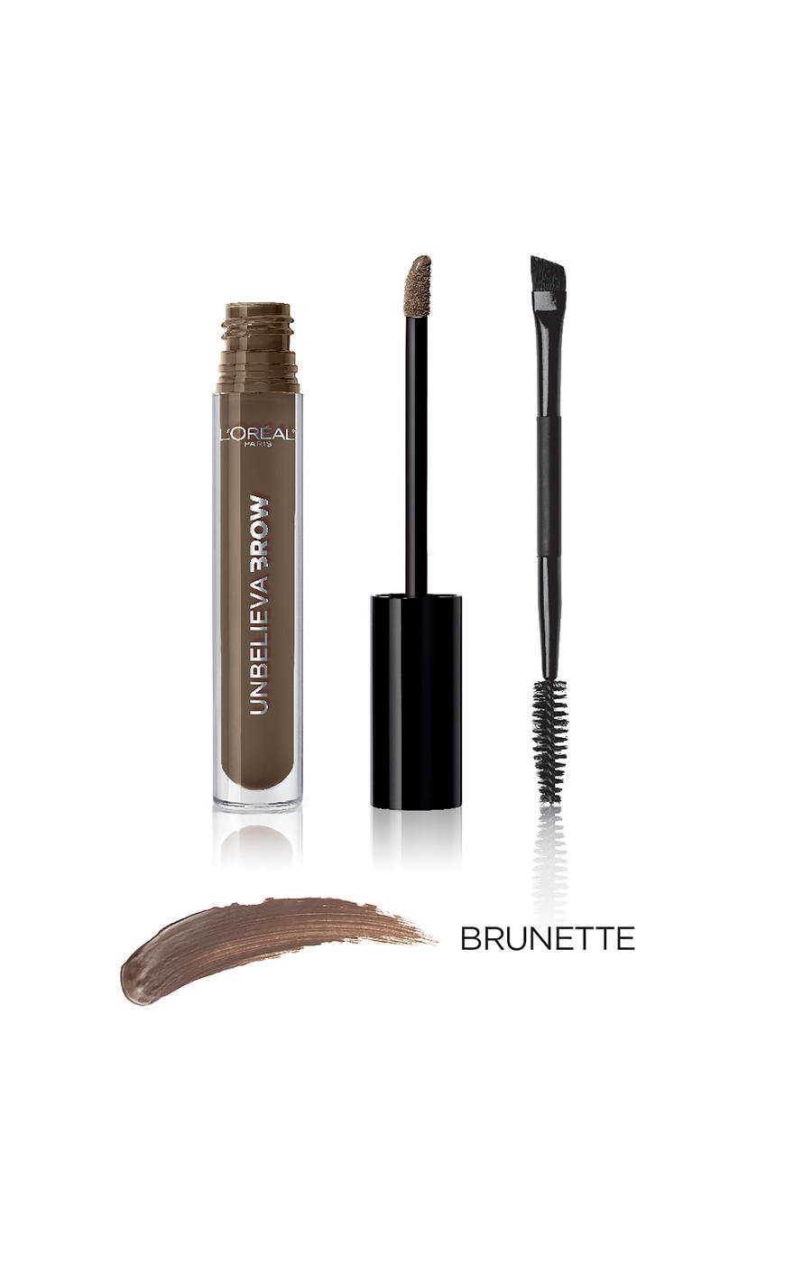 L'Oréal Paris Unbelieva-Brow Longwear Waterproof Tinted Brow Gel Brunette; image 4 of 5