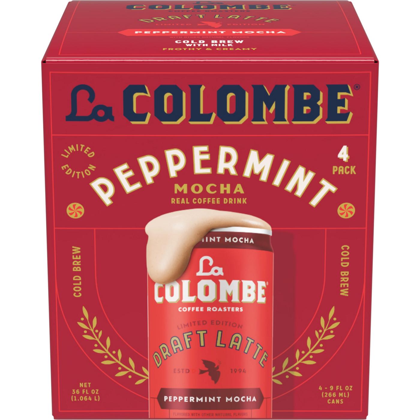 La Colombe Peppermint Mocha Latte 4 pk Cans; image 1 of 5