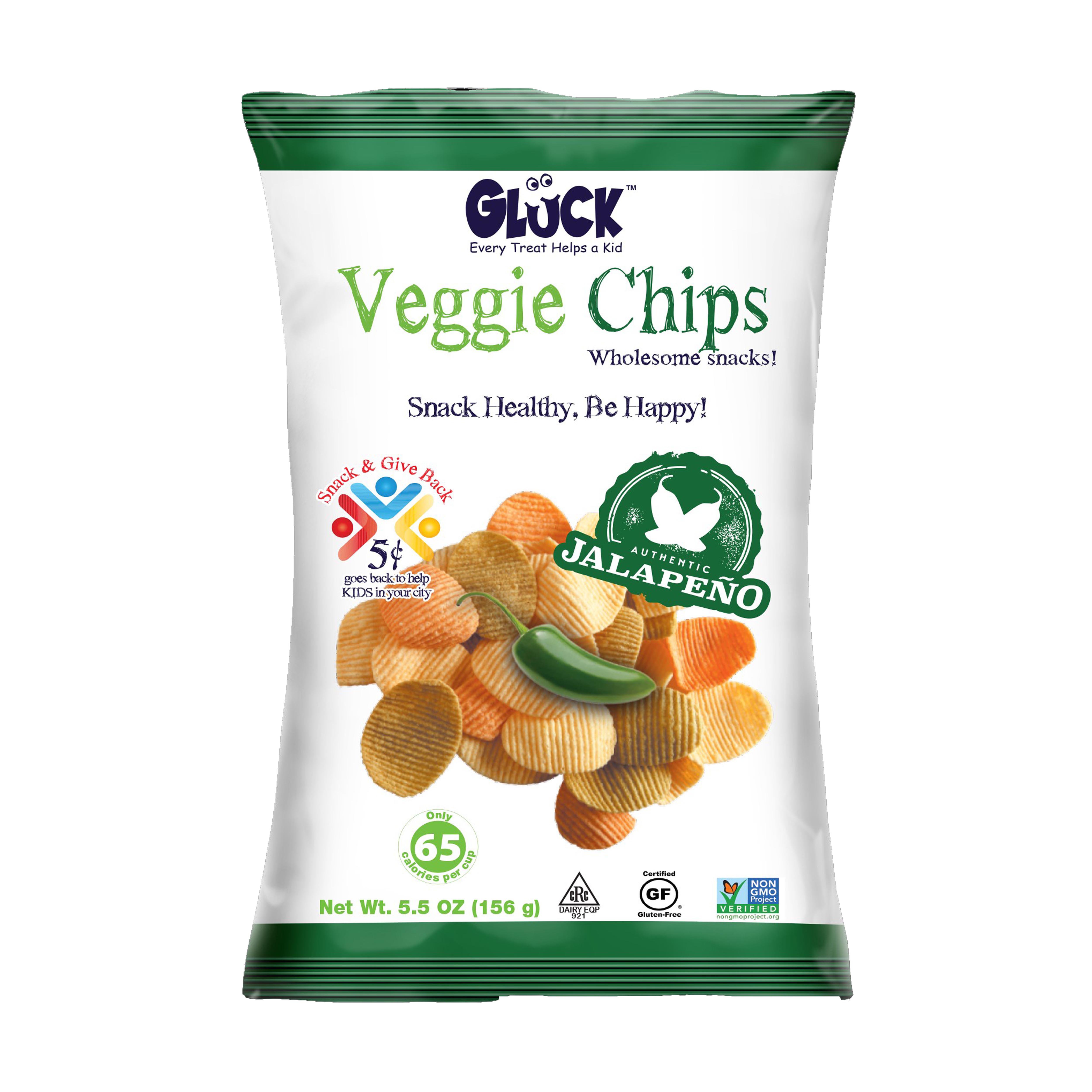 Gluck Authentic Jalapeno Veggie Chips Shop Chips at HEB
