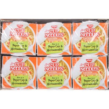 Nissin Chicken Cup Noodles Value Pack, 6 ct