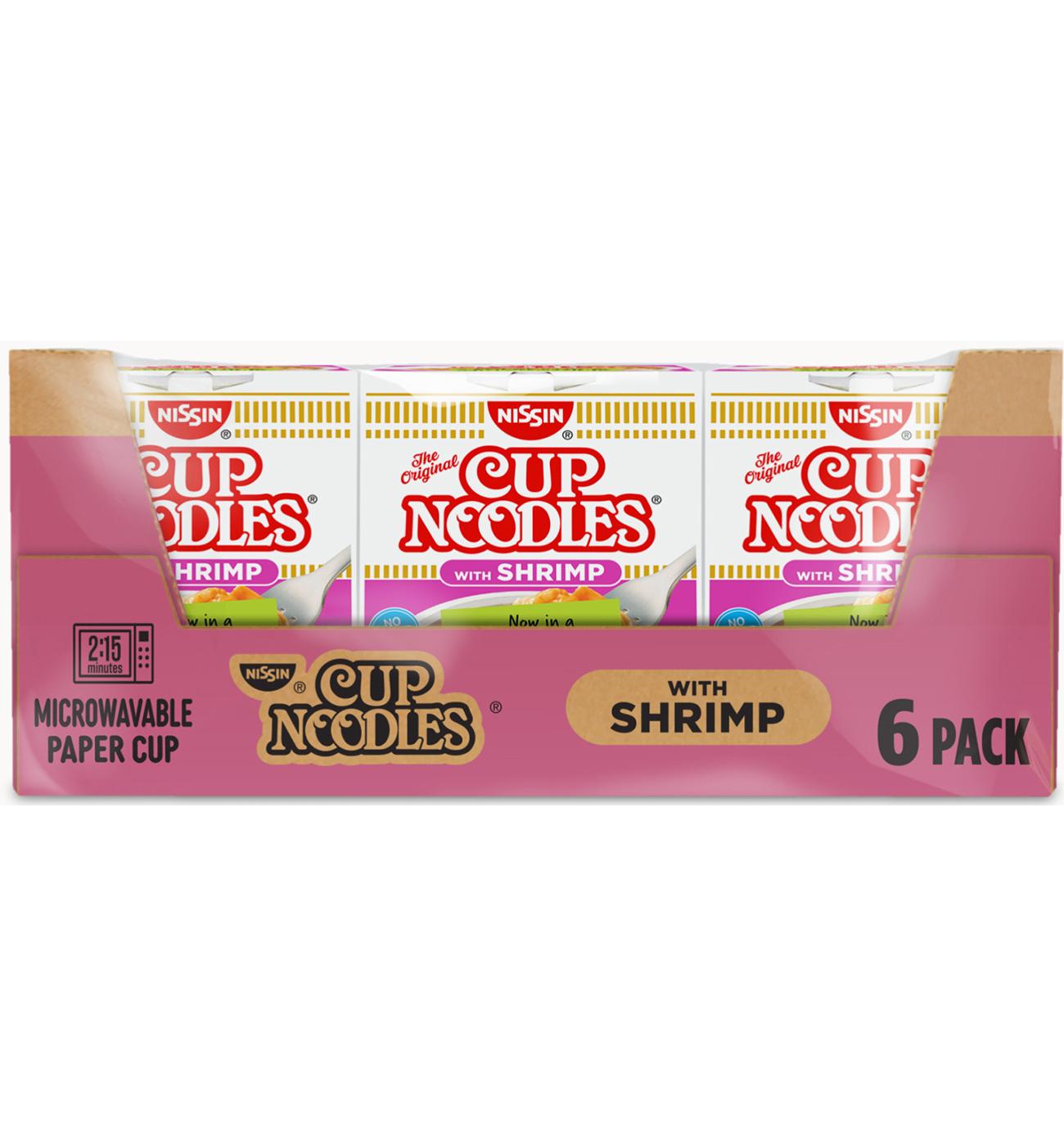 Nissin Shrimp Cup Noodles Value Pack; image 1 of 5