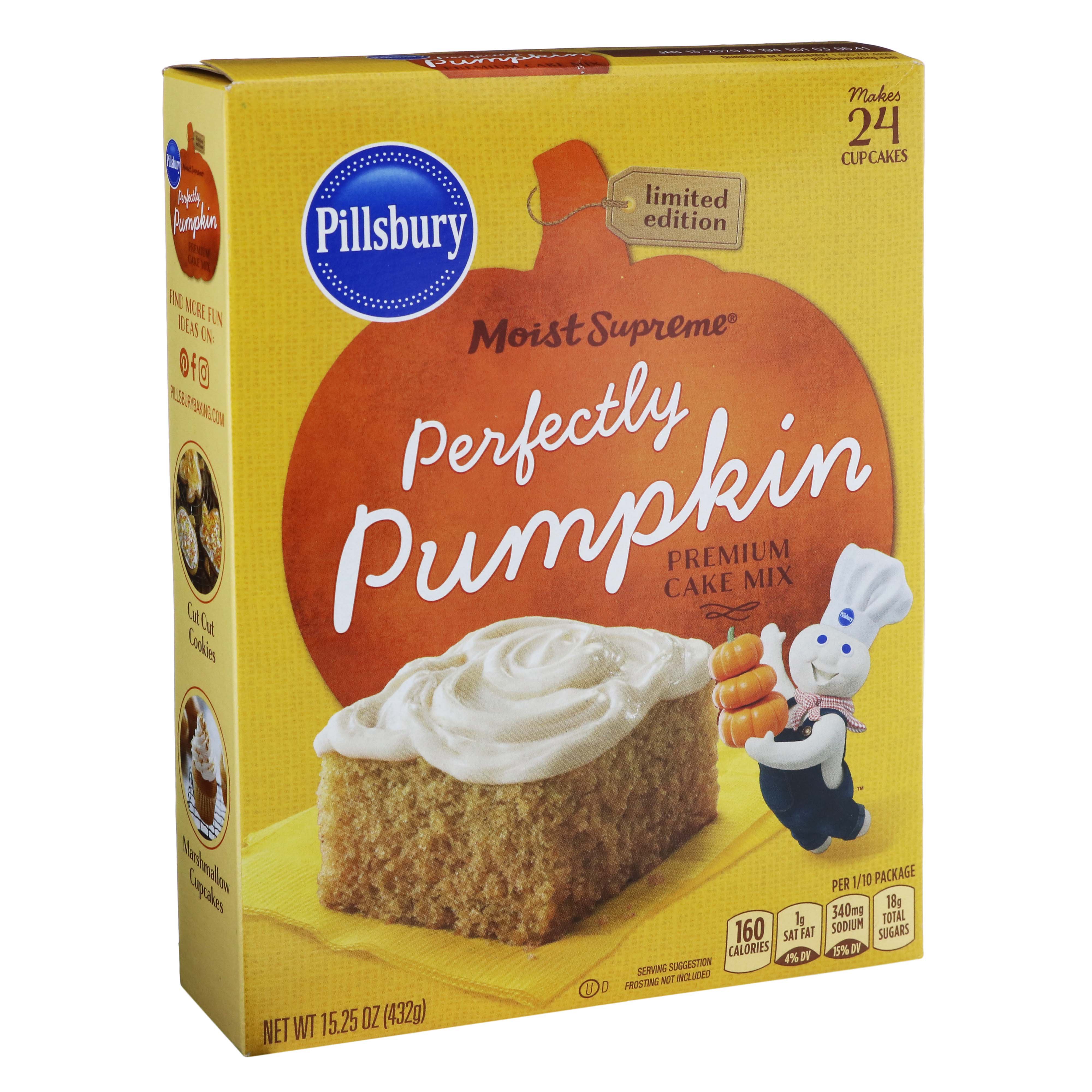Pillsbury Moist Supreme Perfectly Pumpkin Cake Mix Shop Baking Mixes