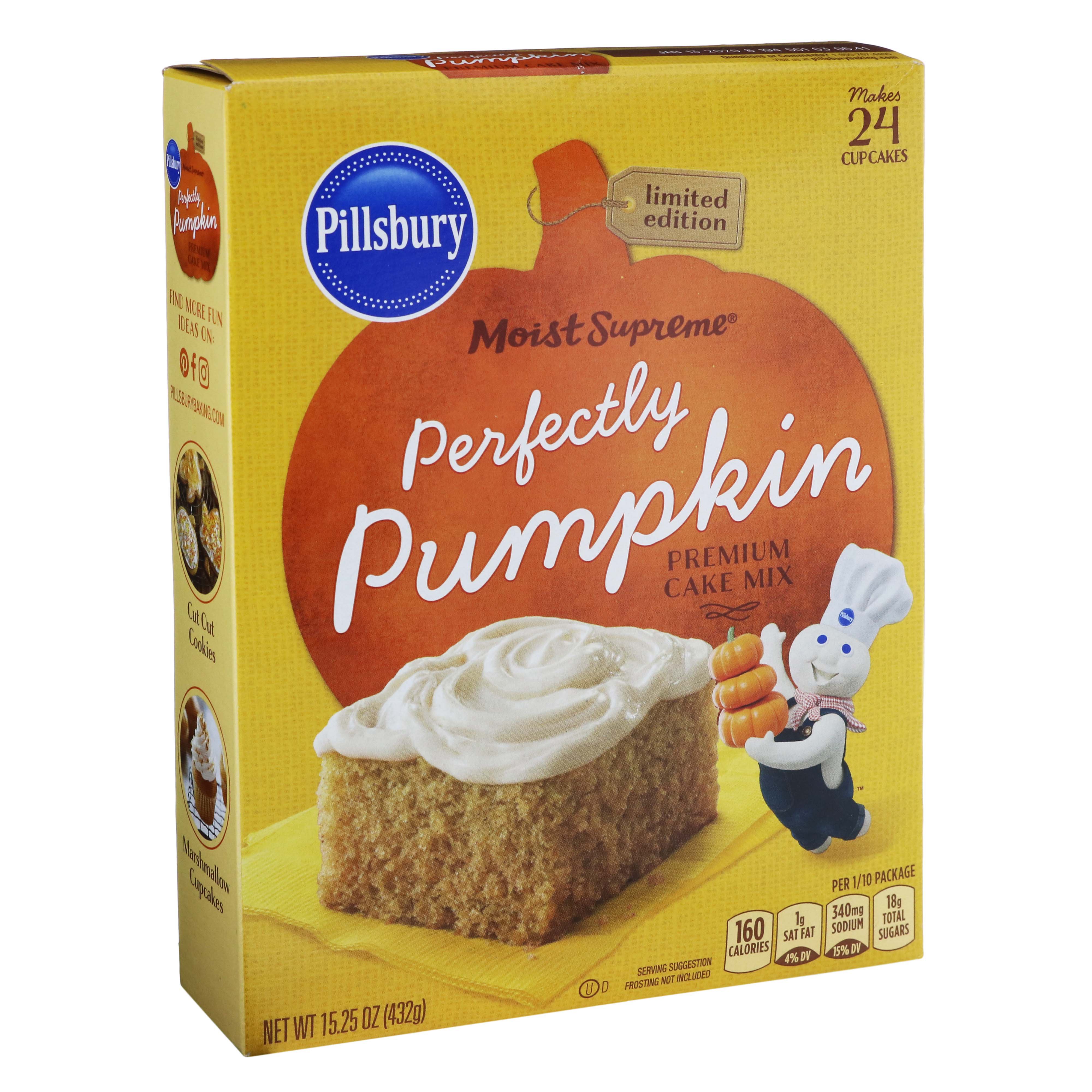 Pillsbury Moist Supreme Perfectly Pumpkin Cake Mix - Shop Baking mixes ...