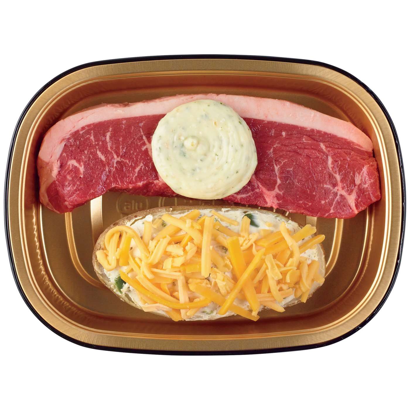 Meal Simple by H-E-B Beef Petite Sirloin Steak & Jalapeño Cream Cheese Loaded Potato Boat; image 2 of 4