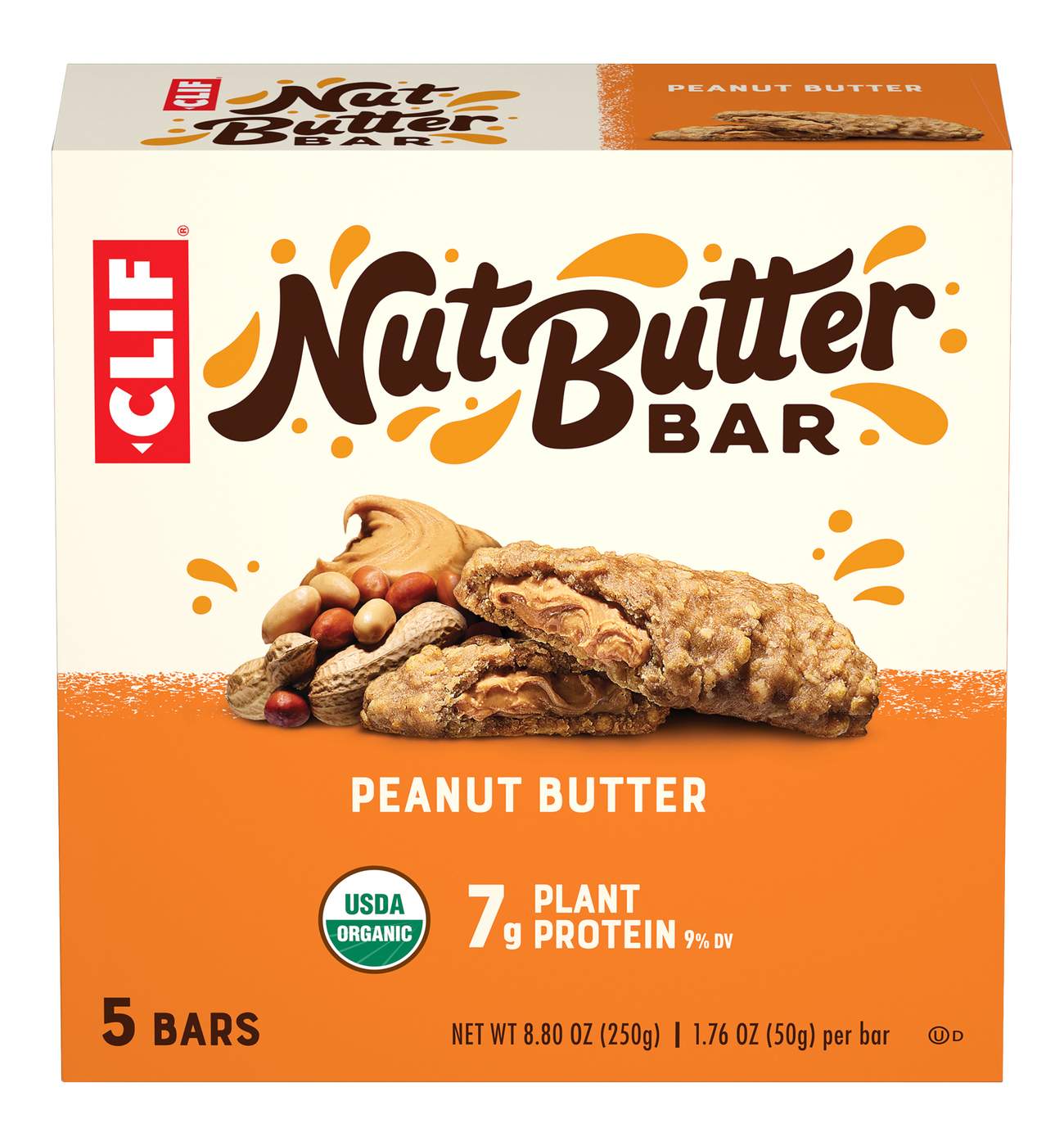 Clif Nut Butter Bar 7g Protein Bars - Peanut Butter; image 1 of 2