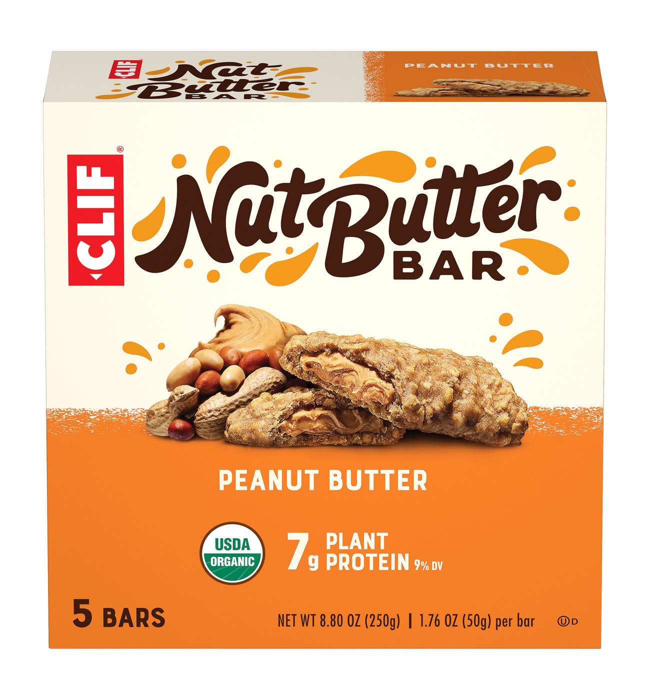 Clif Nut Butter Bar 7g Protein Bars - Peanut Butter; image 2 of 2