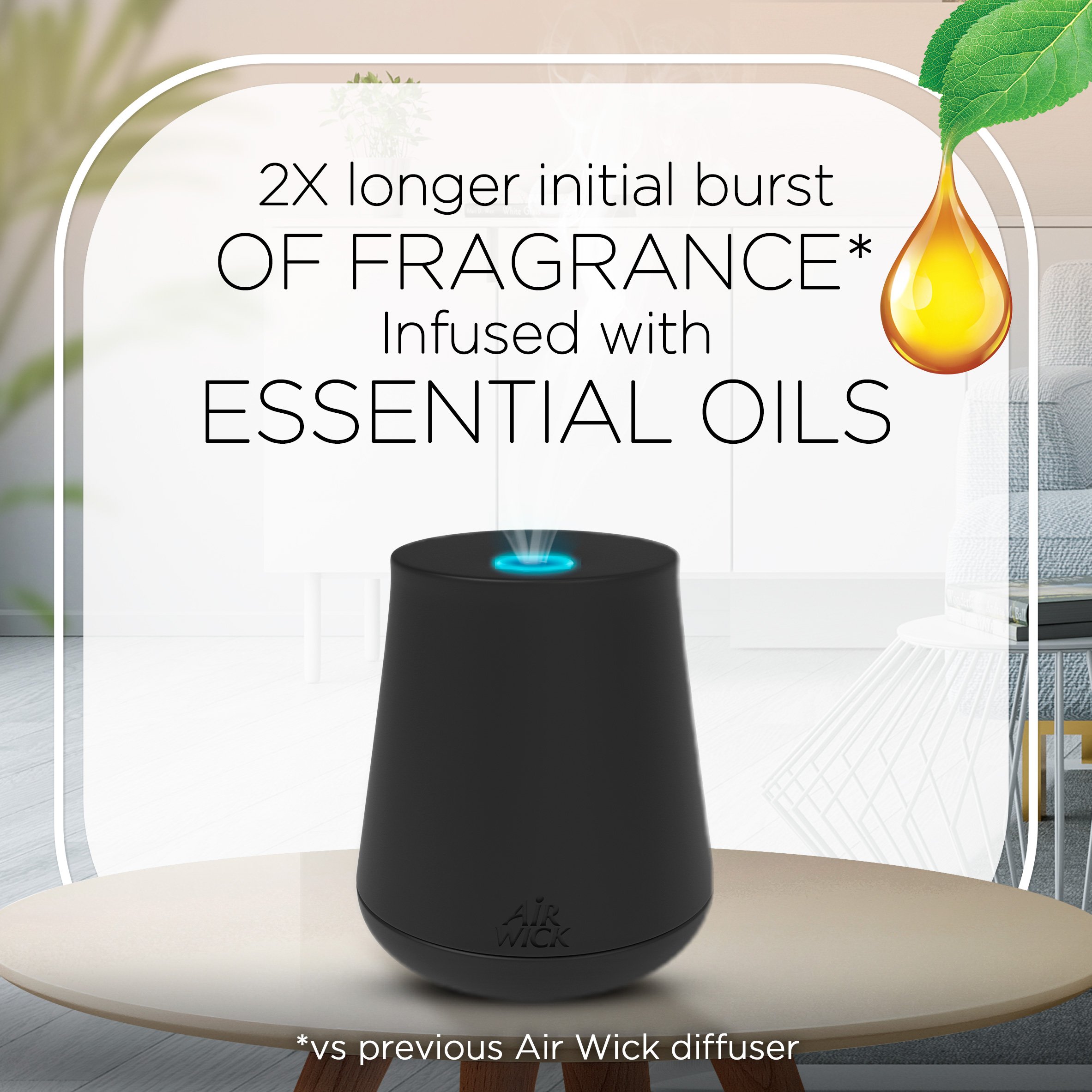 Air Wick Essential Mist Refill, Essential Oil Diffuser Air Freshener, Lavender
