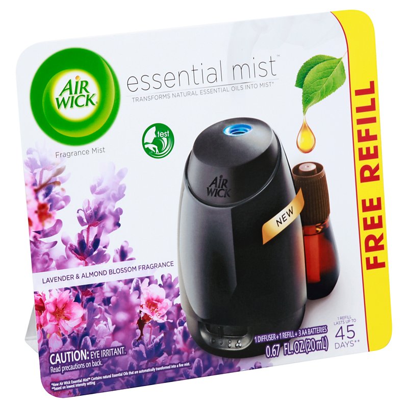 Air Wick Essential Mist Lavender & Almond Blossom Starter Kit 