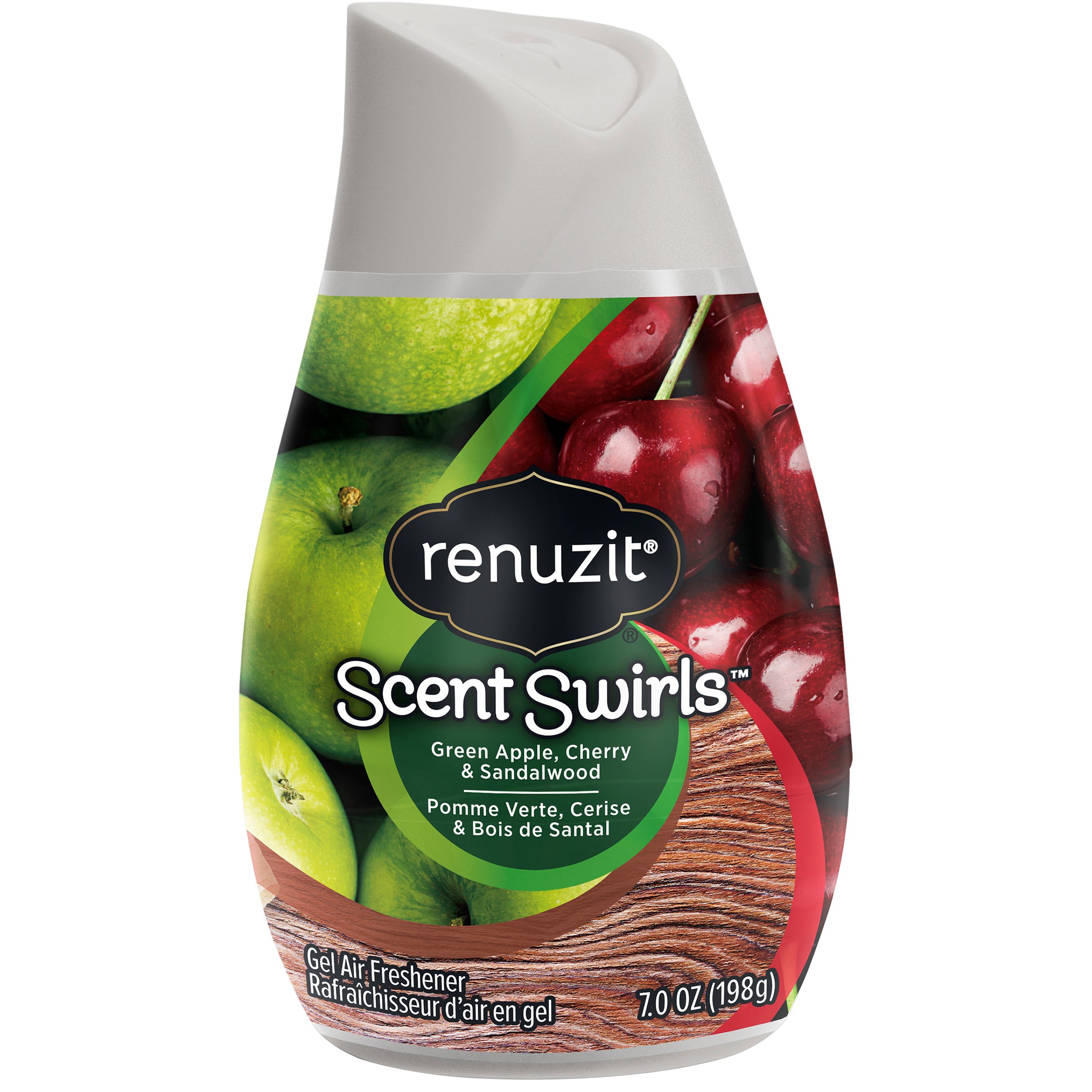 Renuzit Scent Swirls Green Apple Cherry & Sandalwood Gel Air Freshener