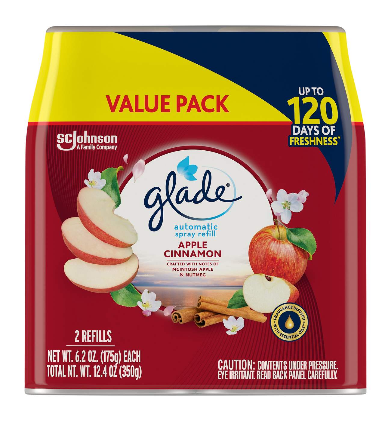 Glade Automatic Spray Refills, Value Pack - Apple Cinnamon; image 3 of 3