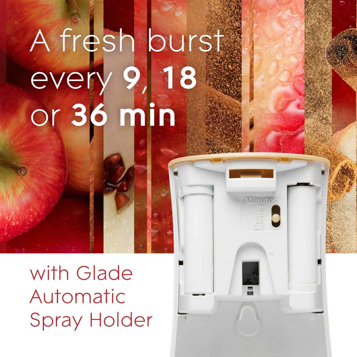 Glade Automatic Spray Refill Air Freshener - Apple Cinnamon; image 7 of 9