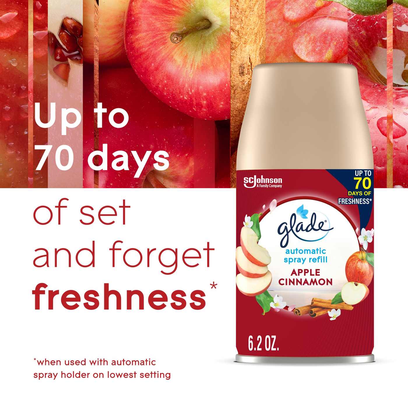 Glade Automatic Spray Refill Air Freshener - Apple Cinnamon; image 8 of 9