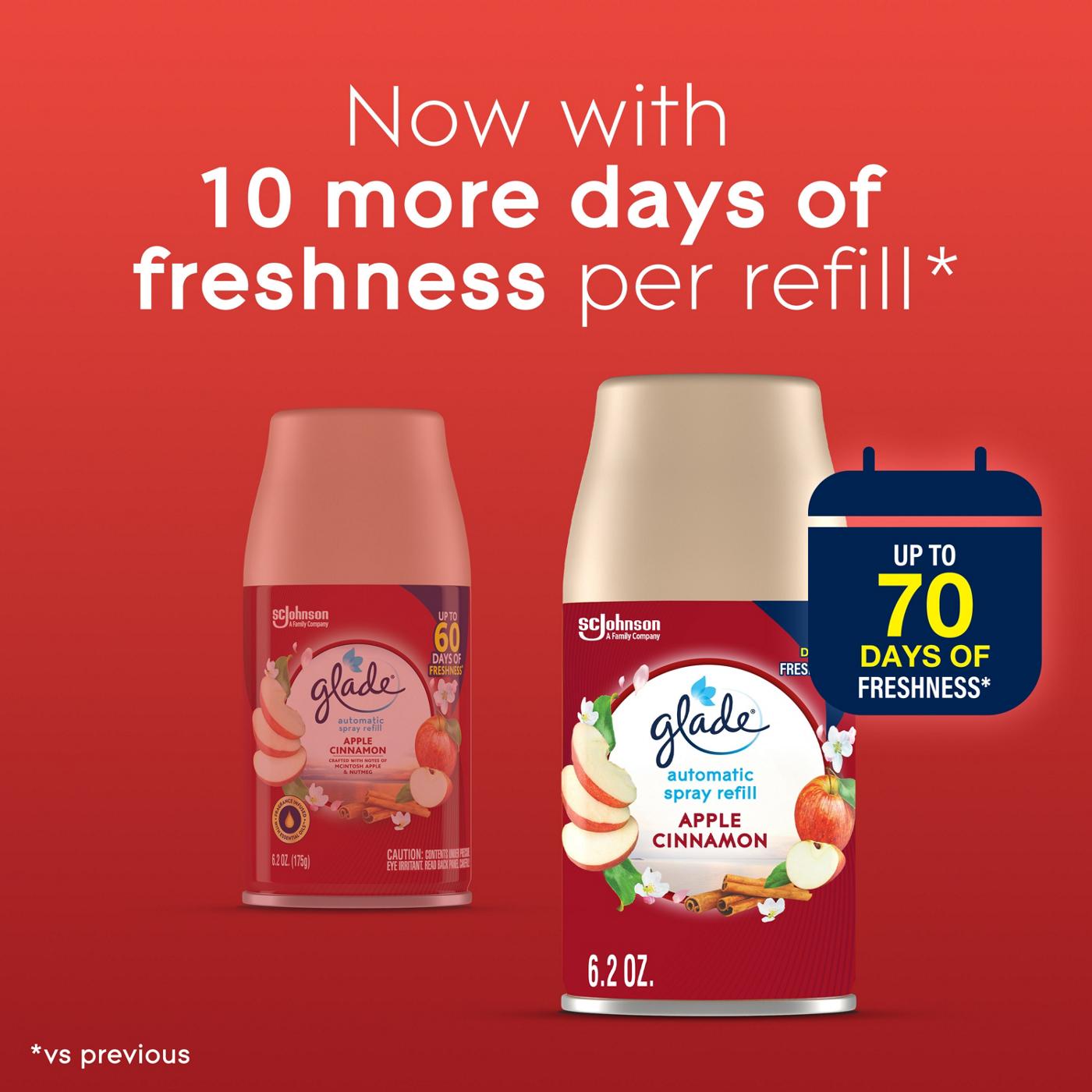 Glade Automatic Spray Refill Air Freshener - Apple Cinnamon; image 9 of 9