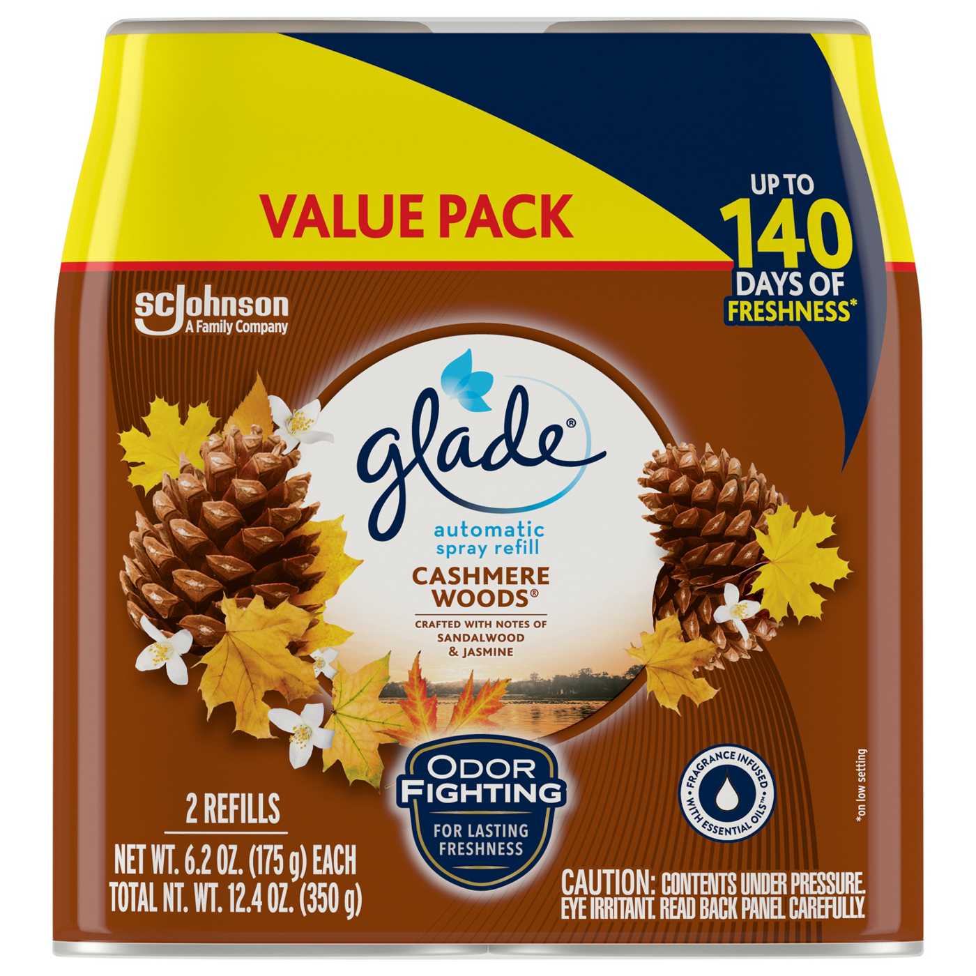 Glade Automatic Spray Refill Air Freshener - Cashmere Woods; image 1 of 7