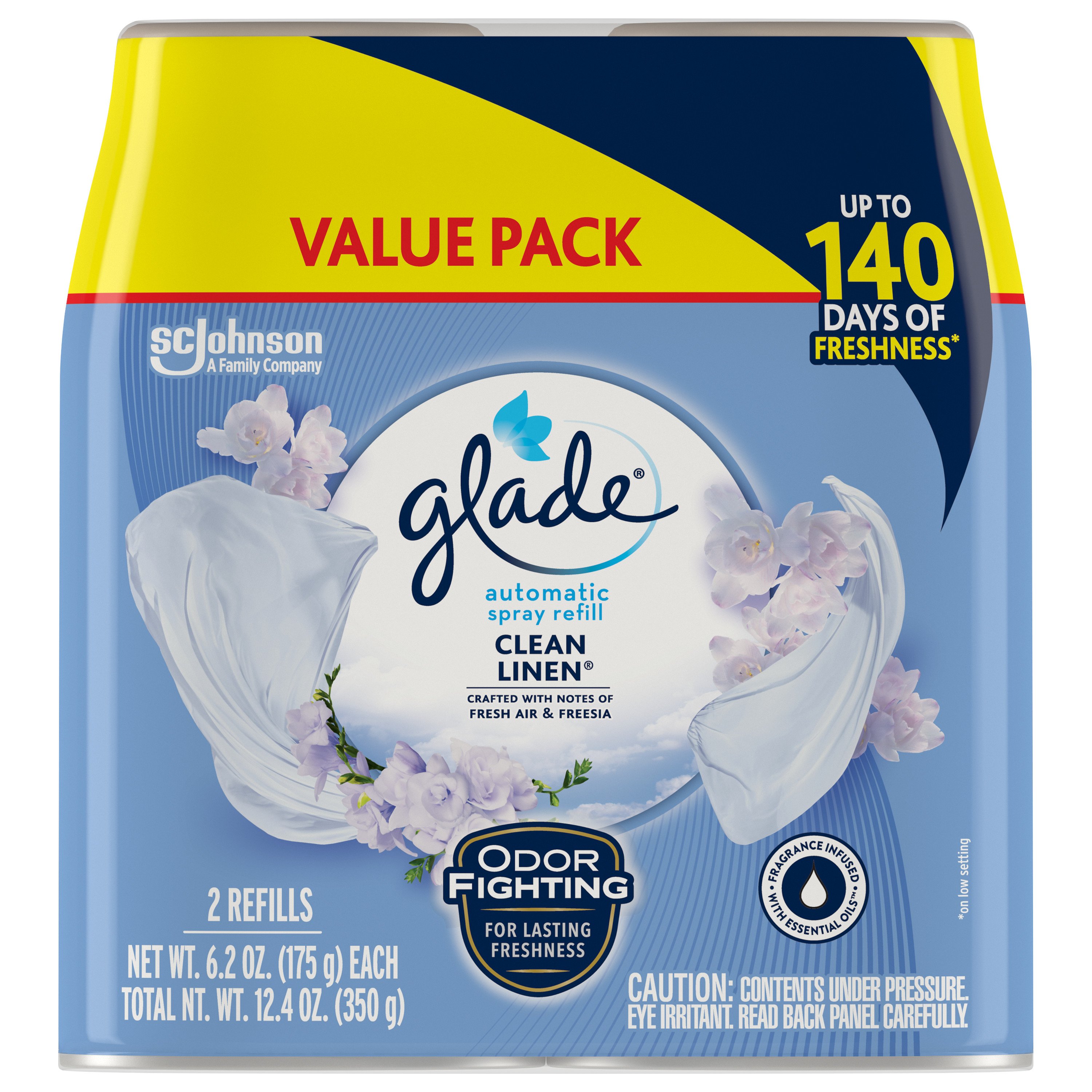 Glade Automatic Spray Refills, Value Pack Clean Linen Shop Air fresheners at HEB